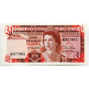 Gibraltar 1 Pound 1983