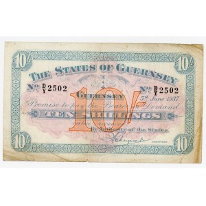 Guernsey 10 Shillings 1937