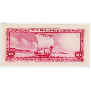 Isle of Man 10 Shillings 1961