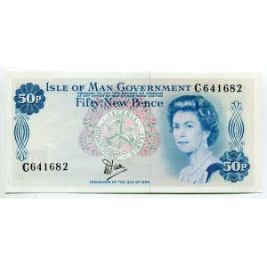 Isle of Man 50 New Pence 1979 (ND)