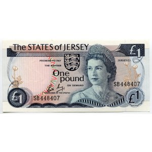 Jersey 1 Pound 1983 - 1988 (ND)
