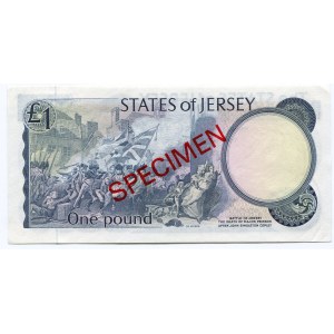 Jersey 1 Pound 1976 Specimen
