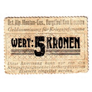 Austria Eisenerz 5 Kronen 1916 (ND)