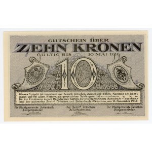Austria Teschen 10 Kronen 1919 Notgeld