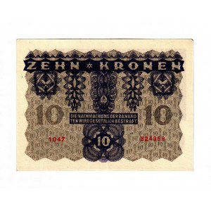 Austria 10 Kronen 1922