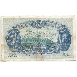 Belgium 500 Francs / 100 Belgas 1943