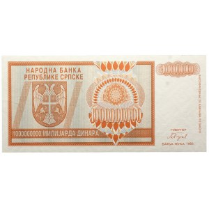 Bosnia & Herzegovina 1000000000 Dinara 1993