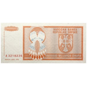 Bosnia & Herzegovina 1000000000 Dinara 1993