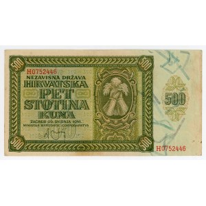Croatia 500 Kuna 1941