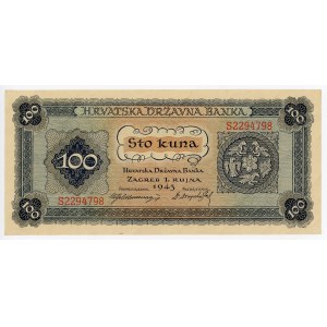 Croatia 100 Kuna 1943