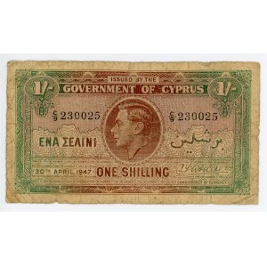 Cyprus 1 Shilling 1947