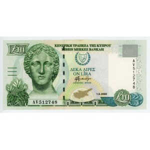 Cyprus 10 Pounds 2003