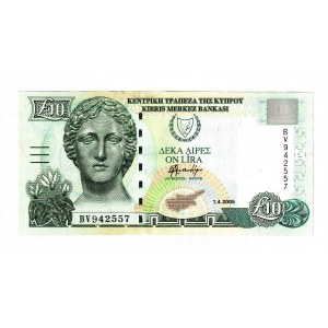 Cyprus 10 Lira 2005