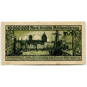 Danzig 10 Millionen Mark 1923