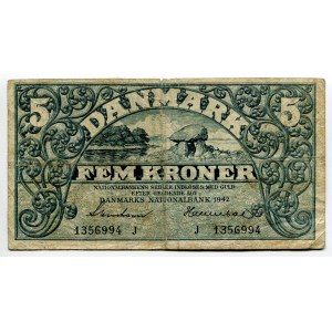 Denmark 10 Kroner 1943