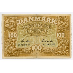 Denmark 100 Kroner 1940