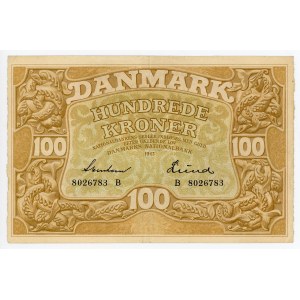 Denmark 100 Kroner 1943