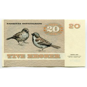 Denmark 20 Kroner 1984