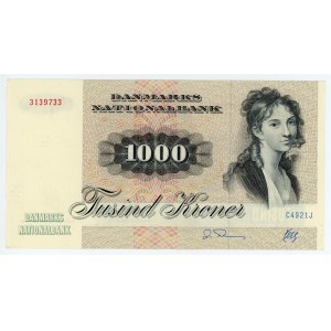 Denmark 1000 Kroner 1992