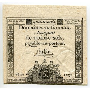 France 15 Sols 1793