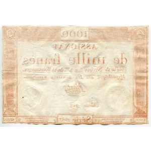 France 1000 Francs 1795