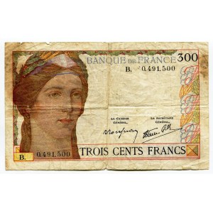 France 300 Francs 1938 - 1942