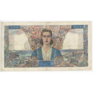 France 5000 Francs 1945