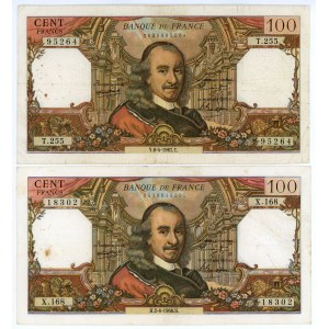 France 2 x 100 Francs 1966 - 1967