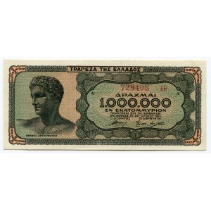 Greece 1000000 Drachmai 1944