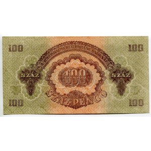 Hungary 100 Pengo 1944 Russian Army Occupation