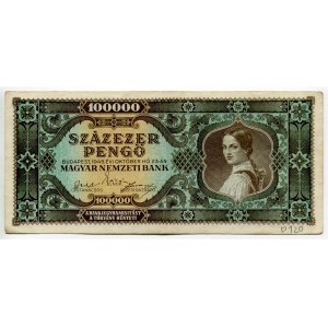Hungary 100000 Pengo 1945