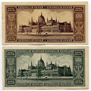 Hungary Lot of 4 Notes 1946