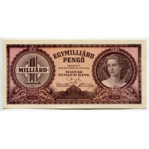 Hungary 1 Milliard Pengo 1946