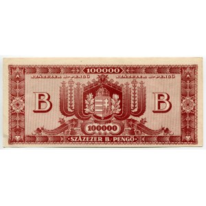 Hungary 100000 B.-Pengo 1946