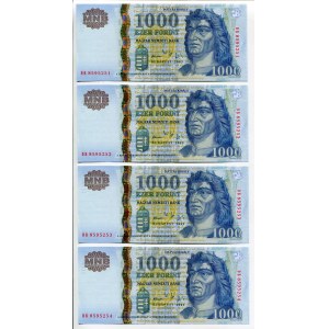 Hungary 4 x 1 000 Firint 2005