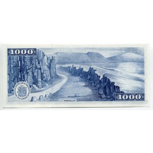 Iceland 1000 Kronur 1961
