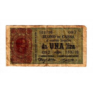Italy 1 Lire 1894