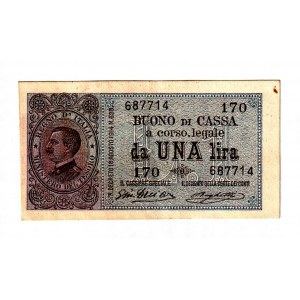 Italy 1 Lire 1914