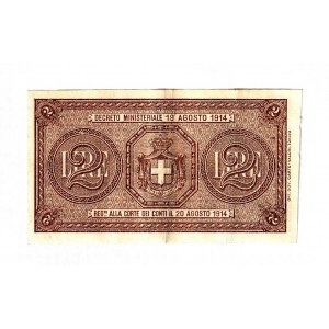 Italy 2 Lire 1914