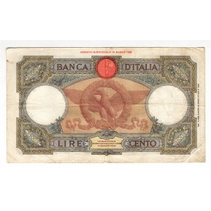 Italy 100 Lire 1939