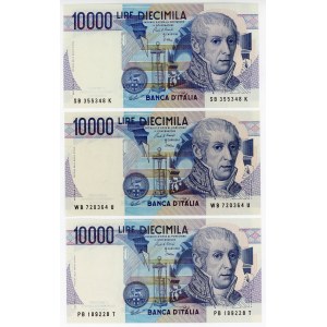 Italy 3 x 10000 Lire 1984 (ND)