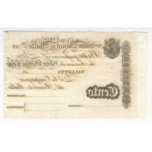 Malta 100 Lire 1800 (ND)