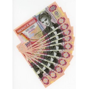 Monaco 10 x 100 Francs 2019 Specimen Grace Kelly With Same Number