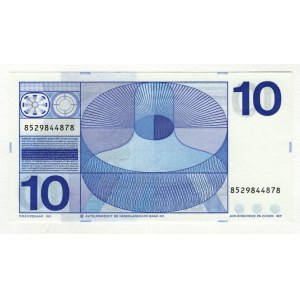 Netherlands 10 Gulden 1968