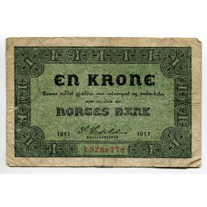 Norway 1 Krone 1917