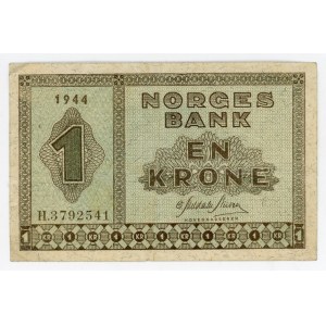 Norway 1 Krone 1944