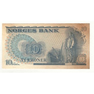 Norway 10 Kroner 1982