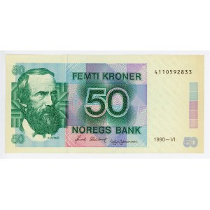 Norway 50 Kroner 1990