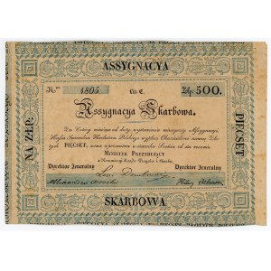 Poland 500 Zlotych 1831
