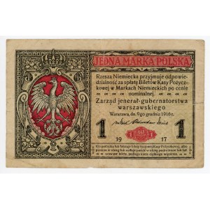 Poland 1 Marka 1917 German Occupation